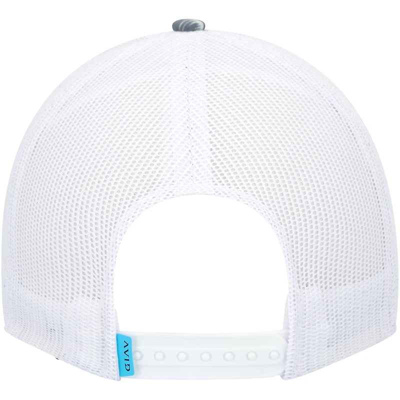 Casquette Snapback Avid Green Island Time Trucker pour hommes