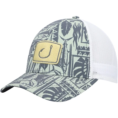 Casquette Snapback Avid Green Island Time Trucker pour hommes