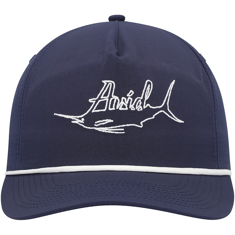 Men's Avid Navy Spindle AVIDry Snapback Hat