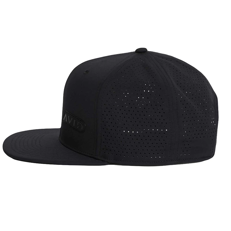 Casquette AVID Sportswear Apex AVIDry Snapback noire pour hommes