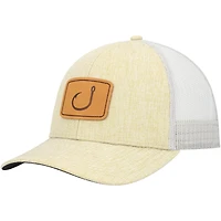 Casquette Snapback Avid Tan/Blanc Lay Day Trucker pour hommes