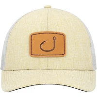 Casquette Snapback Avid Tan/Blanc Lay Day Trucker pour hommes