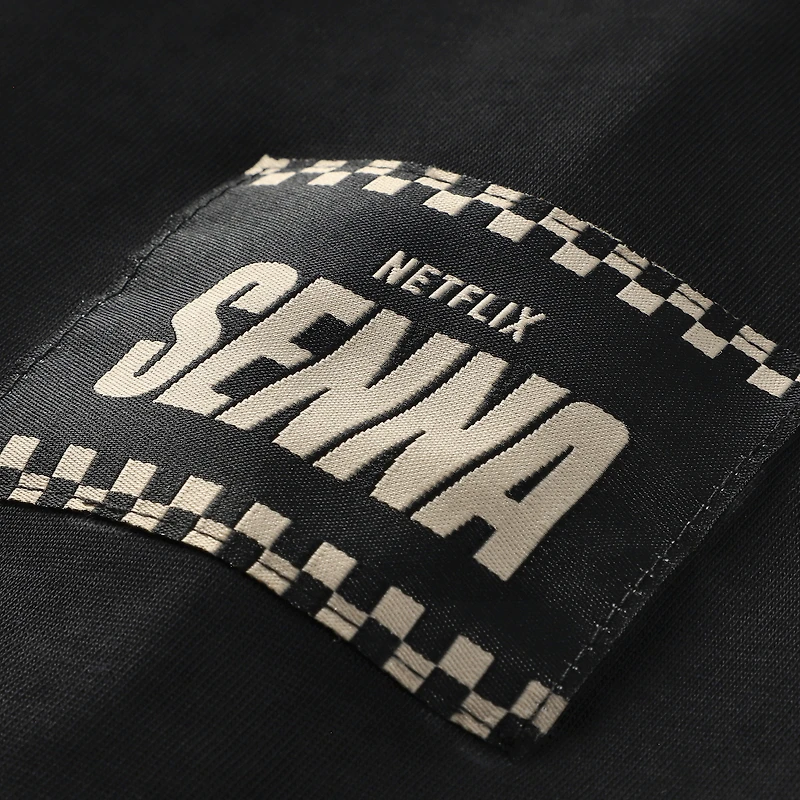 Unisex Ayrton Senna Black F1 Graphic T-Shirt