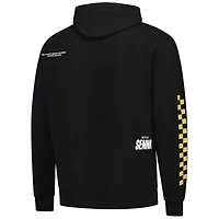 Sweat à capuche unisexe surdimensionné Ayrton Senna noir F1 avec imprimé pilote