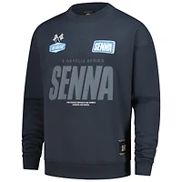 Unisex Ayrton Senna Graphite F1 Oversized Sweatshirt