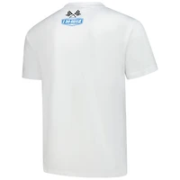Unisex Ayrton Senna White F1 Driver Graphic Oversized T-Shirt
