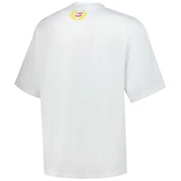 Unisex Ayrton Senna White F1 Graphic Oversized T-Shirt