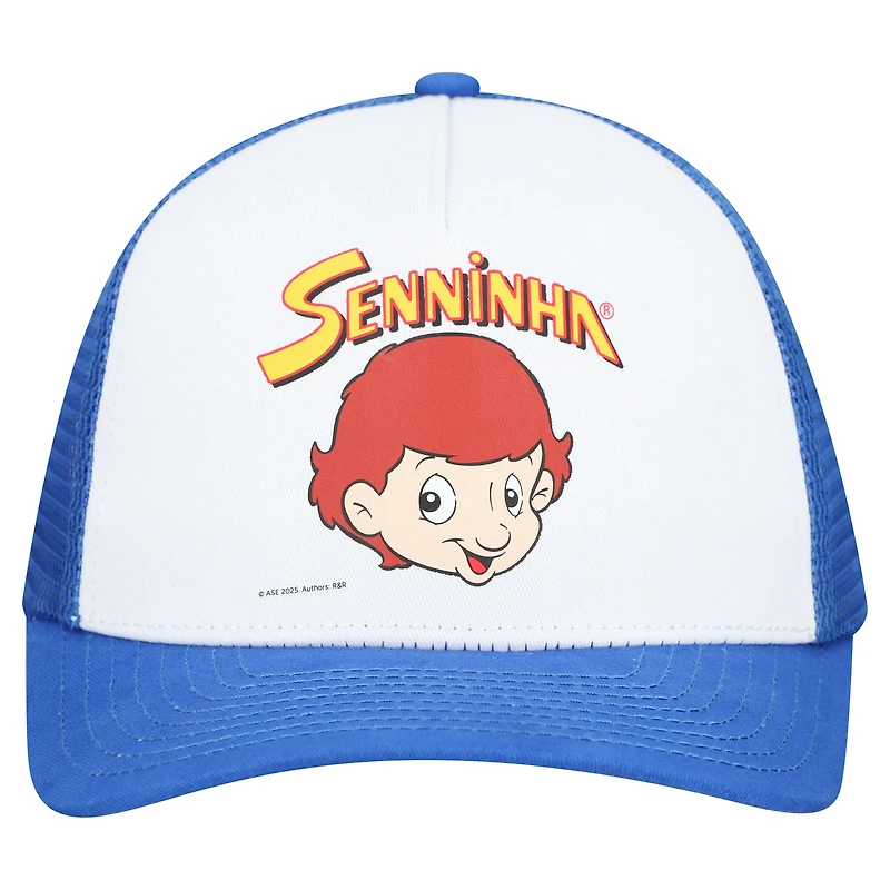 Unisex Blue Ayrton Senna Formula 1 Trucker Adjustable Hat