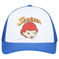 Unisex Blue Ayrton Senna Formula 1 Trucker Adjustable Hat