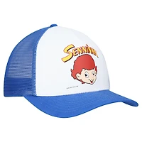 Unisex Blue Ayrton Senna Formula 1 Trucker Adjustable Hat