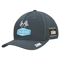 Unisex Graphite Ayrton Senna F1 E Do Brasil Racing Adjustable Hat