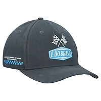 Unisex Graphite Ayrton Senna F1 E Do Brasil Racing Adjustable Hat