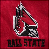 Men's Colosseum Cardinal Ball State Cardinals Tortugas Logo Quarter-Zip Jacket