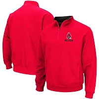 Men's Colosseum Cardinal Ball State Cardinals Tortugas Logo Quarter-Zip Jacket