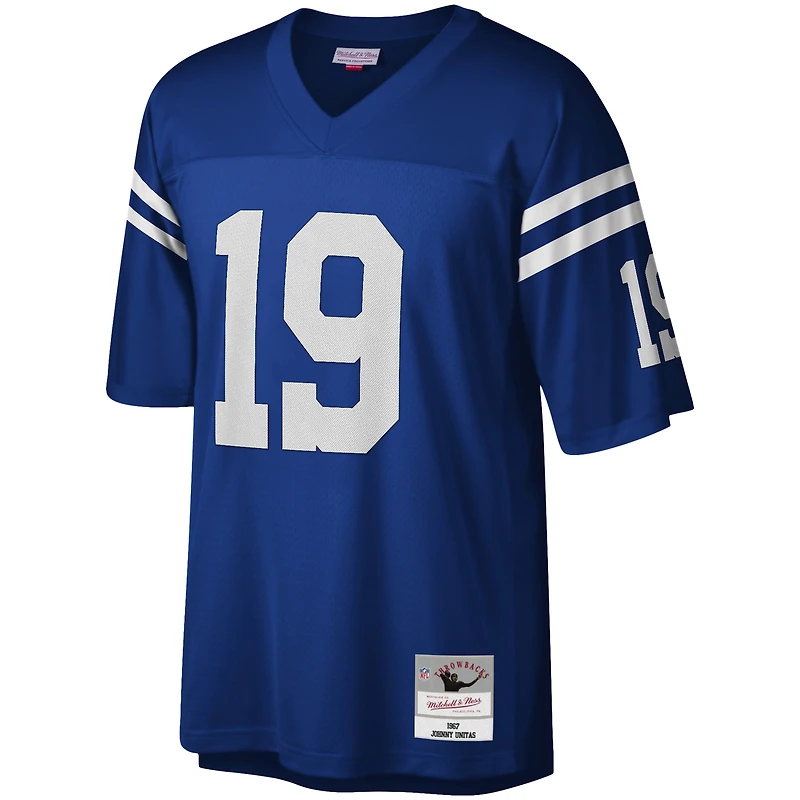 Maillot réplique Mitchell & Ness Johnny Unitas Royal Baltimore Colts Legacy pour hommes
