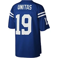 Maillot réplique Mitchell & Ness Johnny Unitas Royal Baltimore Colts Legacy pour hommes