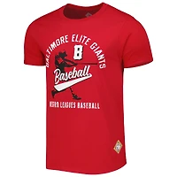 Men's Stitches Red Baltimore Elite Giants Soft Style T-Shirt