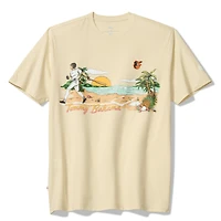 Tommy Bahama  Cream Baltimore Orioles Sunset Slugger T-Shirt