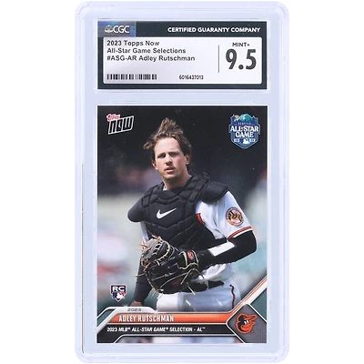 V106832 Oriole Adley Rutschman Baltimore Orioles 2023 Topps Now Sélection du match des étoiles de la MLB 2023 - AL #ASG-AR CGC Carte recrue authentifiée 9,5 Adley Rutschman UNS TPP CARTES À ÉCHANGER 45664 COLTRC CC01BB1593 #133