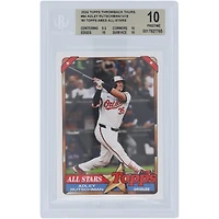 Adley Rutschman Baltimore Orioles 2024 Topps TBT 90 Topps Ames All-Stars #94 BGS Carte authentifiée 10 - Sous-grades 9.5,10,10,10
