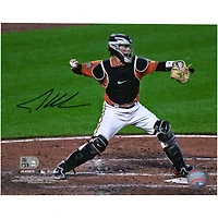 Photographie autographiée de 8" x 10" de Adley Rutschman pour ses débuts avec les Orioles de Baltimore
