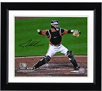 Photo dédicacée 8" x 10" d'Adley Rutschman, joueur des Orioles de Baltimore, lors de ses débuts.