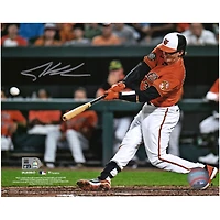 Adley Rutschman Baltimore Orioles autographié 8" x 10" Première photo à succès