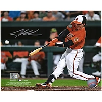 Adley Rutschman Baltimore Orioles autographié 8" x 10" Première photo à succès