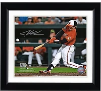 Adley Rutschman Baltimore Orioles autographié 8" x 10" Première photo à succès
