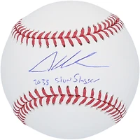 Ballon de baseball autographié par Adley Rutschman des Orioles de Baltimore avec l'inscription « 2023 Silver Slugger »