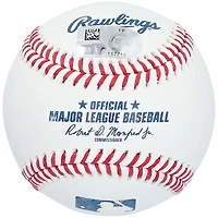 Balle de baseball autographiée par Adley Rutschman des Orioles de Baltimore avec inscription « Débuts en MLB le 21/05/2022 »