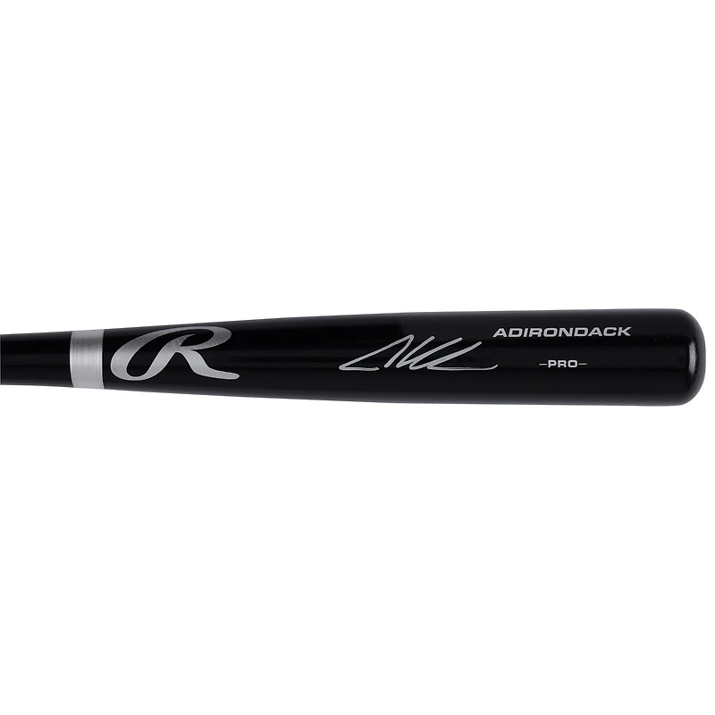 Batte de baseball professionnelle Rawlings noire autographiée par Adley Rutschman des Orioles de Baltimore