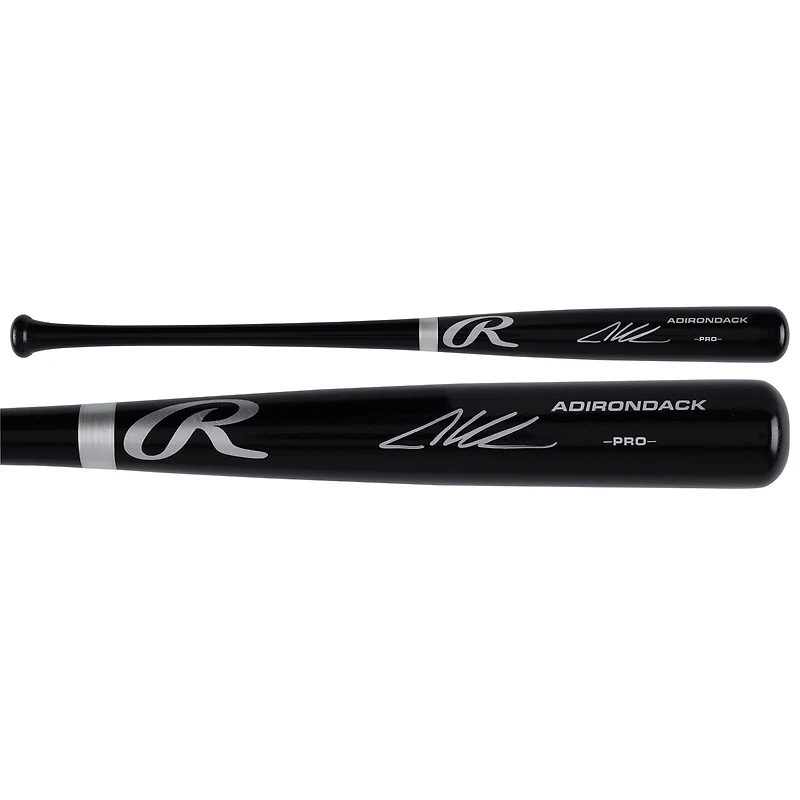 Batte de baseball professionnelle Rawlings noire autographiée par Adley Rutschman des Orioles de Baltimore