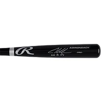 Batte de baseball Rawlings Pro noire autographiée par Adley Rutschman des Baltimore Orioles avec l'inscription « Let's Go O's »