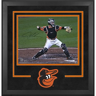 Photographie encadrée de luxe autographiée par Adley Rutschman des Orioles de Baltimore 16" x 20"