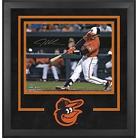 Photographie encadrée de luxe autographiée par Adley Rutschman des Orioles de Baltimore 16" x 20" Premier succès