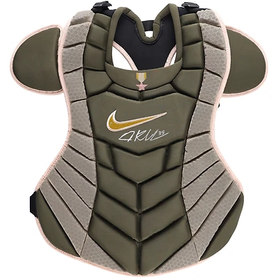 Adley Rutschman Baltimore Orioles Autographed Game-Used Gray Nike Chest Protector vs. Seattle Mariners on May 18, 2024