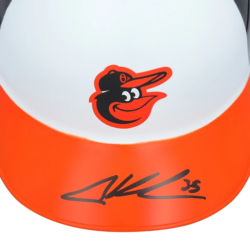 Mini-casque de frappeur autographié par Adley Rutschman des Orioles de Baltimore
