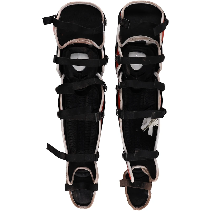 Protège-tibias Nike noirs Adley Rutschman des Orioles de Baltimore contre les Rays de Tampa Bay le 23 septembre 2025