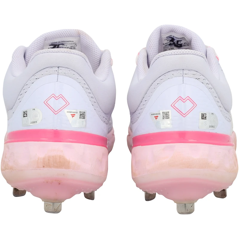 Adley Rutschman, chaussures Nike roses portées par les Orioles de Baltimore contre les Angels de Los Angeles le 11 mai 2025 – Fête des Mères