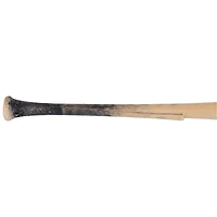 Adley Rutschman, batte cassée Marucci beige/noire des Orioles de Baltimore contre les Royals de Kansas City le 4 avril 2025