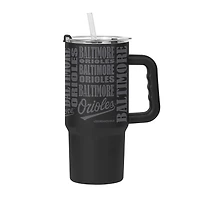Verre à revêtement en poudre Replay de 24 oz des Orioles de Baltimore