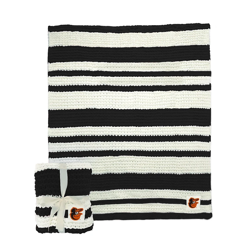 Baltimore Orioles 50" x 60" Cable-Knit Throw Blanket