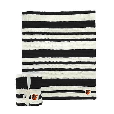 Baltimore Orioles 50" x 60" Cable-Knit Throw Blanket