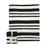 Baltimore Orioles 50" x 60" Cable-Knit Throw Blanket