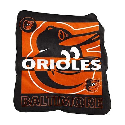 Couverture Raschel 50'' x 60'' des Orioles de Baltimore