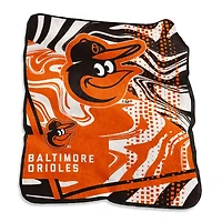 Baltimore Orioles 50" x 60" Swirl Raschel Throw Blanket