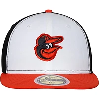 Baltimore Orioles New Era Youth Home Authentic Collection On-Field 59FIFTY - Fitted Hat White/Orange