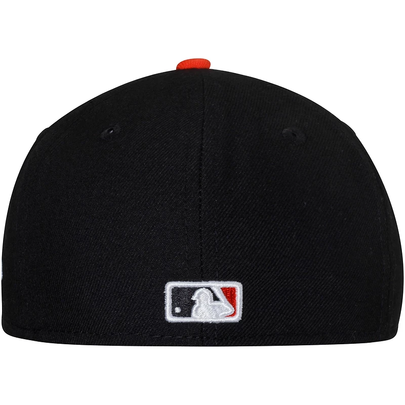 Baltimore Orioles New Era Youth Home Authentic Collection On-Field 59FIFTY - Fitted Hat White/Orange