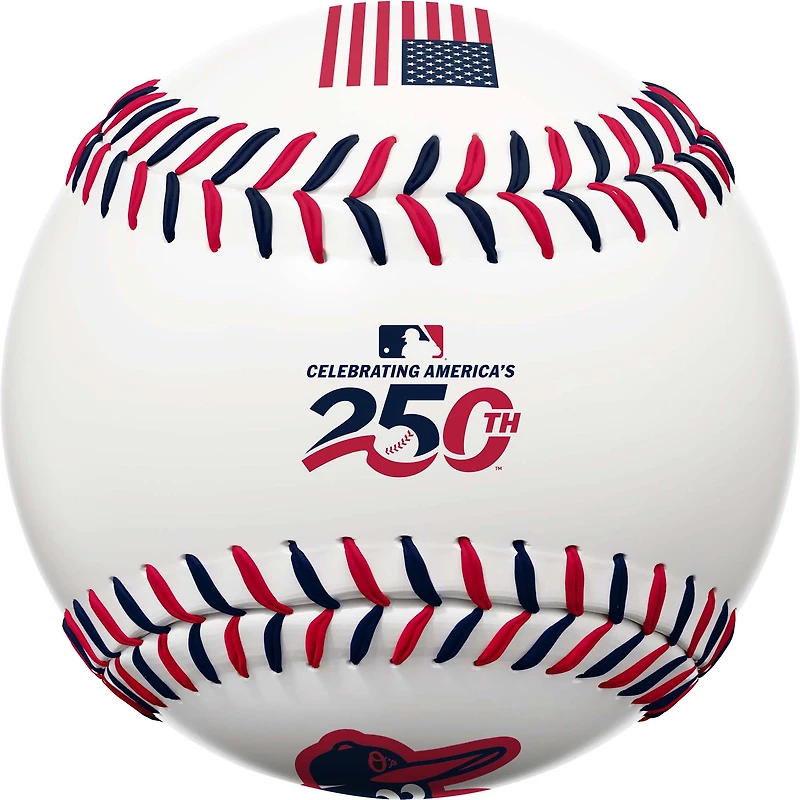 Baltimore Orioles Rawlings Celebrating America's 250th Dual-Stitch Baseball